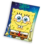 Koce - Koc licencyjny polarowy 110x140 SpongeBob - miniaturka - grafika 1