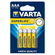 Varta BATERIE CYNKOWE R3 AAA 4szt Superlife BAVA 2003 - Baterie i akcesoria - miniaturka - grafika 3