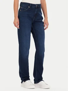 BOSS Jeansy C_Ada 50553902 Granatowy Straight Fit - Spodnie damskie - miniaturka - grafika 1