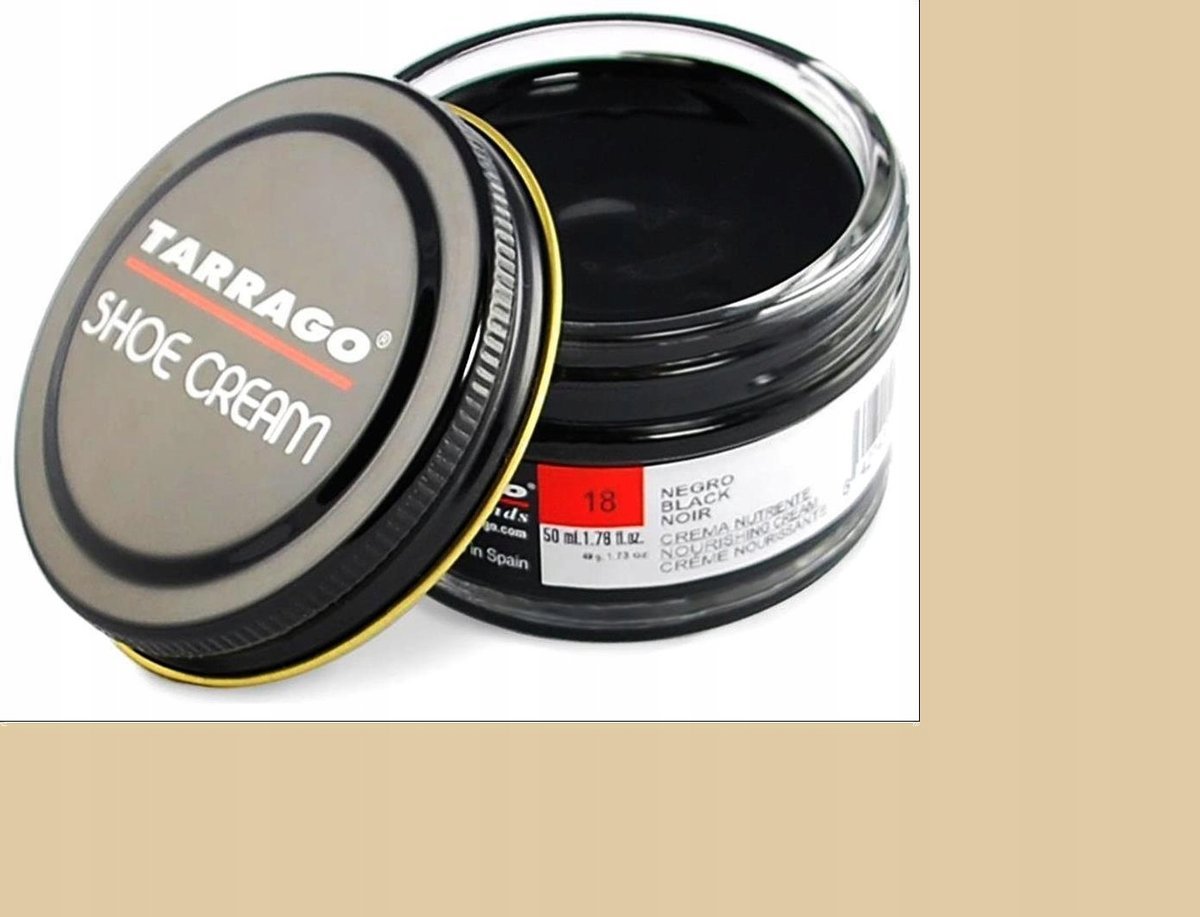 G9-92 KOŚĆ SŁONIOWA 36 PASTA DO BUTÓW KREM DO SKÓRY NATURALNEJ WOSK TARRAGO