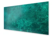 Dekoracje domu - Panel kuchenny HOMEPRINT Teksturowe tło turkusowe 100x50 cm - miniaturka - grafika 1