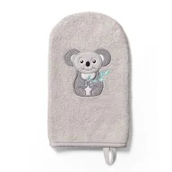 Inne akcesoria do pielęgnacji dzieci - Babyono Bambusowa Myjka Kąpielowa Z Bambusa Organicznego Szara - miniaturka - grafika 1