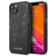 Etui i futerały do telefonów - Guess Marble - Etui iPhone 13 czarny GUHCP13MPCUMABK - miniaturka - grafika 1