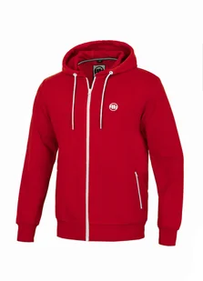 Bluza rozpinana z kapturem TERRY NEW LOGO Czerwona S - Bluzy męskie - miniaturka - grafika 1