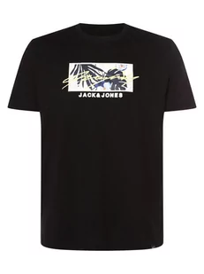 Jack & Jones - T-shirt męski  JORTulum  duże rozmiary, czarny - Koszulki męskie - miniaturka - grafika 1