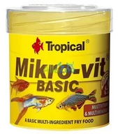 Pokarm dla płazów i gadów - Tropical Mikrovit Basic 50ml/32G 21989-uniw - miniaturka - grafika 1