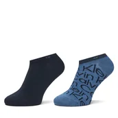 Skarpetki męskie - Zestaw 3 par niskich skarpet męskich Calvin Klein 701218714 Kolorowy - miniaturka - grafika 1