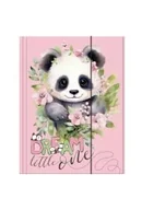 Teczki i skoroszyty - Teczka z gumką A4 Panda 10 DERFORM - miniaturka - grafika 1