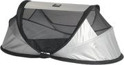 Łóżeczka i kojce - Deryan Travel-Cot Baby Luxe namiot w komplecie Matte snu, selbstaufblasbarer dmuchany materac do łóżeczka turystycznego i torba do noszenia z Pop-up zmontowana w ciągu 2 sekund, Silver - miniaturka - grafika 1