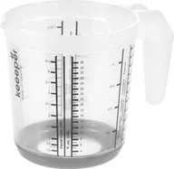 Dzbanki i imbryki - keeeper dzbanek z miarką "massimo" 1,0 l biały / nordic-grey - miniaturka - grafika 1