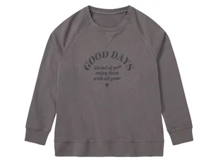 pepperts!® Bluza dziewczęca z bawełną organiczną (Szary, 146/152) - Swetry dla dziewczynek - miniaturka - grafika 1