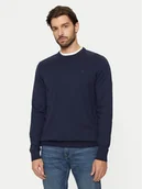 Swetry męskie - Lee Sweter 112357427 Granatowy Regular Fit - miniaturka - grafika 1