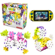 Klocki - Klocki Meli Maxi Constructor Pink 220 Wafle Konstrukcyjne + Prezent - miniaturka - grafika 1