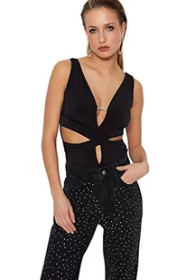 Trendyol Damskie body z dzianiny, Czarny, 64 - Body - miniaturka - grafika 1