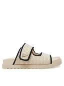 Klapki i japonki damskie - Guess Klapki FLJFDN FAB19 Beżowy - miniaturka - grafika 1