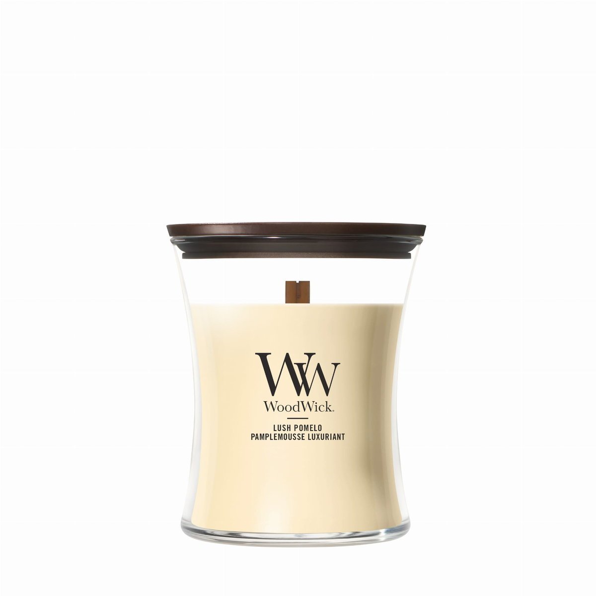 Świeca zapachowa średnia WoodWick Lush Pomelo