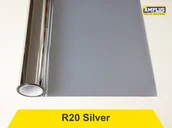 Akcesoria do okien - Folia przeciwsłoneczna wewnętrzna R20 Silver - Lite Solar - miniaturka - grafika 1