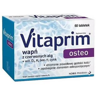 NORIS PHARMA Vitaprim Osteo x 60 tabl - Stawy, mięśnie, kości - miniaturka - grafika 1