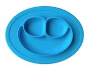 Miseczki i talerzyki dla dzieci - SILIKONOWY TALERZ TALERZYK DLA DZIECI BLW KOLORY - miniaturka - grafika 1