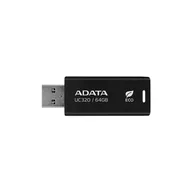 Pendrive - ADATA UC320 pamięć USB 64 GB USB Typu-A 3.2 Gen 1 (3.1 Gen 1) Czarny UC320-64G-RBK/BK - miniaturka - grafika 1