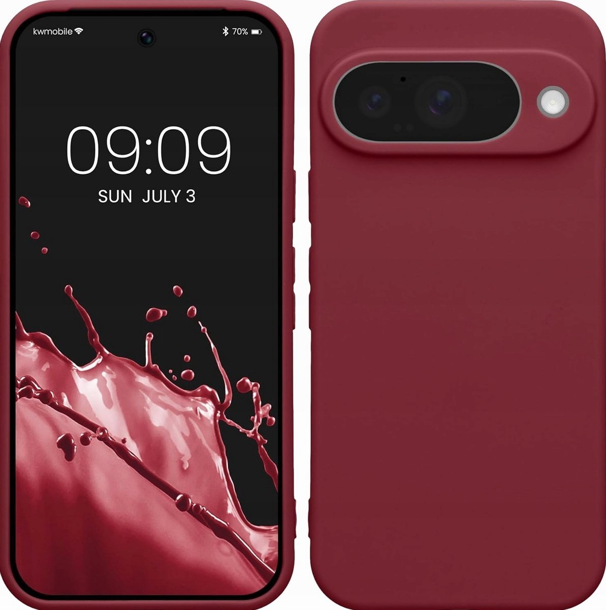 ETUI TELEFON SILIKONOWE BORDOWE FIOLETOWE GUMOWE OBUDOWA MIEKKIE