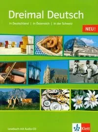 LektorKlett Dreimal Deutsch Lesebuch NEU z płytą CD - Matecki Uta - Książki do nauki języka niemieckiego - miniaturka - grafika 2