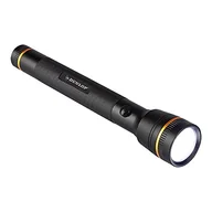 Latarki - Dunlop Latarka Taktyczna Aluminiowa 300 Lumenów 4 Tryby Świecenia 5W Żebrowana Rękojeść Czarna - miniaturka - grafika 1