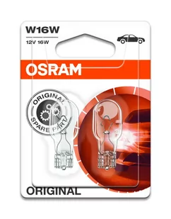 OSRAM W16W 12V 16W W2.1x9.5d - Żarówki samochodowe - miniaturka - grafika 1