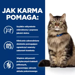 HILL'S PD Prescription Diet Feline Gastrointestinal Biome 1,5kg + niespodzianka dla kota GRATIS! - Sucha karma dla kotów - miniaturka - grafika 5
