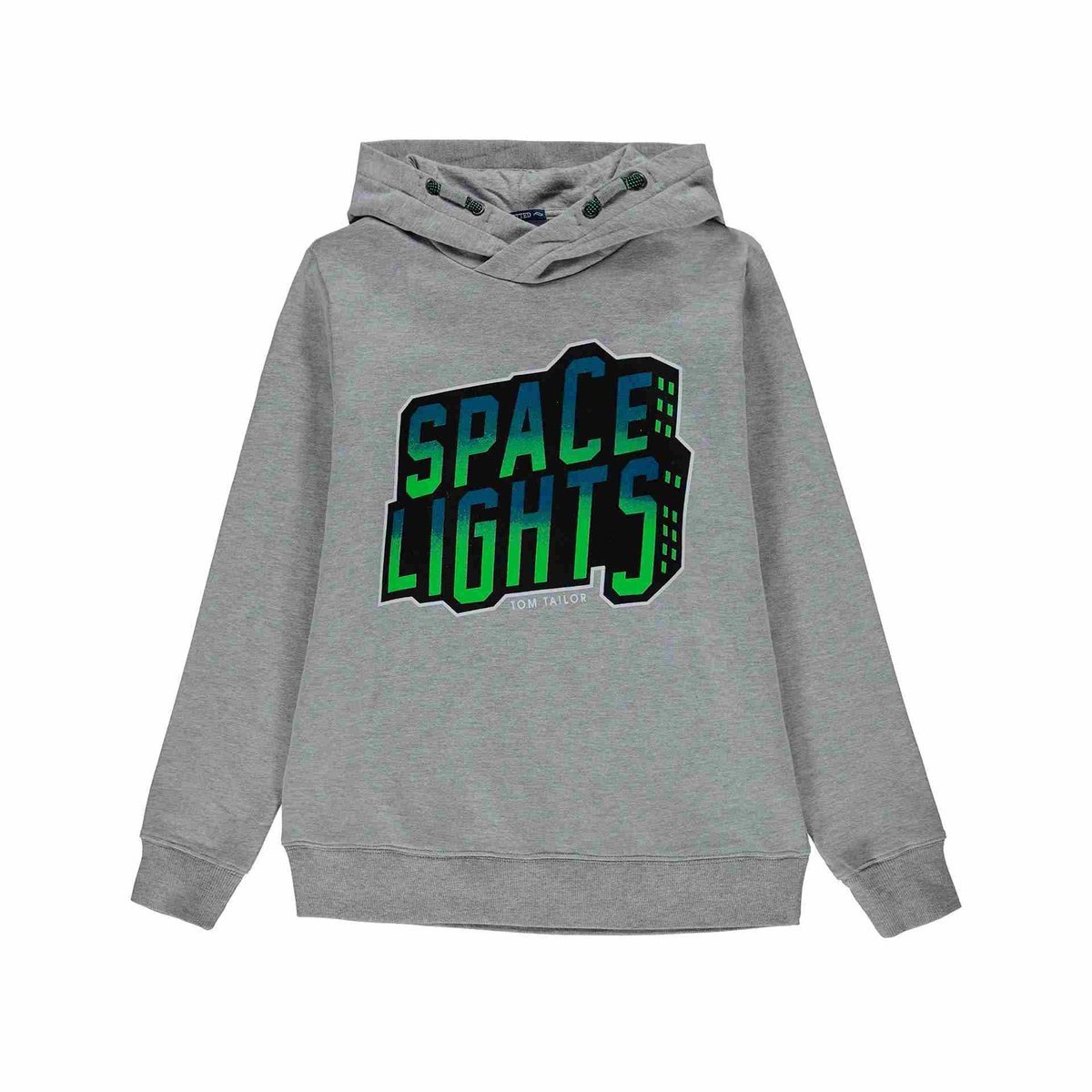 Tom Tailor, Chłopięca bluza z kapturem, szary, rozmiar 176