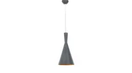 Lampy sufitowe - Lumina Deco Deco LAMPA WISZĄCA LOFT INDUSTRIALNA GRANIT FOGGI 12C LDP 7712-C (GR) - miniaturka - grafika 1