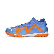 Piłka nożna - PUMA Męskie buty piłkarskie Future Match Tt, Blue Glimmer Puma White Ultra Orange, 44.5 EU - miniaturka - grafika 1