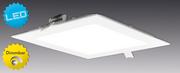 Lampy sufitowe - Nave Wpuszczana LAMPA sufitowa EINBAU DIMMBAR 1211126 kwadratowa OPRAWA minimalistyczna LED 12W podtynkowa biała 1211126 - miniaturka - grafika 1