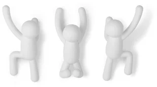 Umbra Umbra, Wieszak ścienny Buddy, biały, 7,5x16,8x7,6 cm - Miseczki i talerzyki dla dzieci - miniaturka - grafika 14