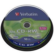 Nośniki danych - Verbatim CD-RW 700MB 12X Cake 10szt PL248 - miniaturka - grafika 1