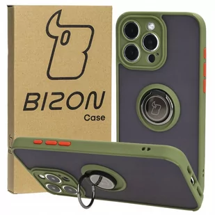 Etui Bizon Case Hybrid Ring do iPhone 15 Pro Max, jasnozielone - Etui i futerały do telefonów - miniaturka - grafika 1