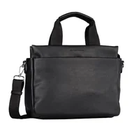 Torebki damskie - TOM TAILOR Rella damska torba na ramię Shopper z zamkiem błyskawicznym, średnia, czarna, czarny, Essential - miniaturka - grafika 1
