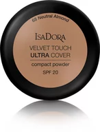 Pudry do twarzy - IsaDora Velvet Touch Ultra Cover Compact Power SPF 20 68 Neutral Almond - miniaturka - grafika 1