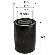 Filtry oleju - Filtr oleju Valeo 586095 - miniaturka - grafika 1