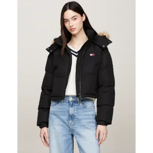Tommy Jeans Puchowa kurtka ALASKA Cropped Fit - Kurtki damskie - miniaturka - grafika 1