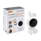 Elektroniczne nianie i monitory oddechu - Niania elektroniczna INNOGIO GIOsafety GIO-251 Rabbit - miniaturka - grafika 1