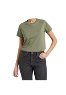 Koszulki i topy damskie - T-shirt mezza manica Donna LEE JEANS scritta peace - miniaturka - grafika 1