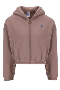 Russell Athletic E34032-AN-579 ZIP THROUGH HOODY JACKET Damska kurtka ANTLER Rozmiar M - Kurtki damskie - miniaturka - grafika 1