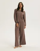 Piżamy damskie - Piżama CARMONA ZŁOCISTOBRĄZOWY S - miniaturka - grafika 1