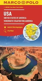 USA - mapa 1:4 000 000 - MARCO POLO - Atlasy i mapy - miniaturka - grafika 1