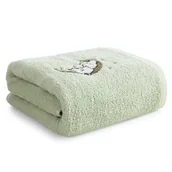 Okrycia kąpielowe dla dzieci - Ręcznik Baby74 70X140 cm miętowy 450 g/m² bawełna miś - miniaturka - grafika 1