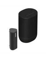 Głośniki przenośne - Zestaw Sonos Move 2 + Roam 2 — Wodoodporne głośniki z Bluetooth i Wi-Fi, Kolor: Biały - miniaturka - grafika 1