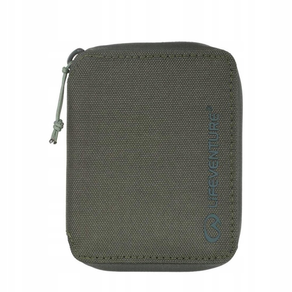 Lifeventure Portfel turystyczny Rfid Bi-Fold Wallet, Recycled, Olive