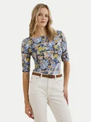 Bluzki damskie - LAUREN RALPH LAUREN Bluzka 200963890001 Kolorowy Slim Fit - miniaturka - grafika 1