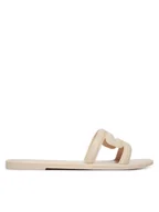 Klapki i japonki damskie - Melissa Klapki M Slide Ad 36148 Beżowy - miniaturka - grafika 1